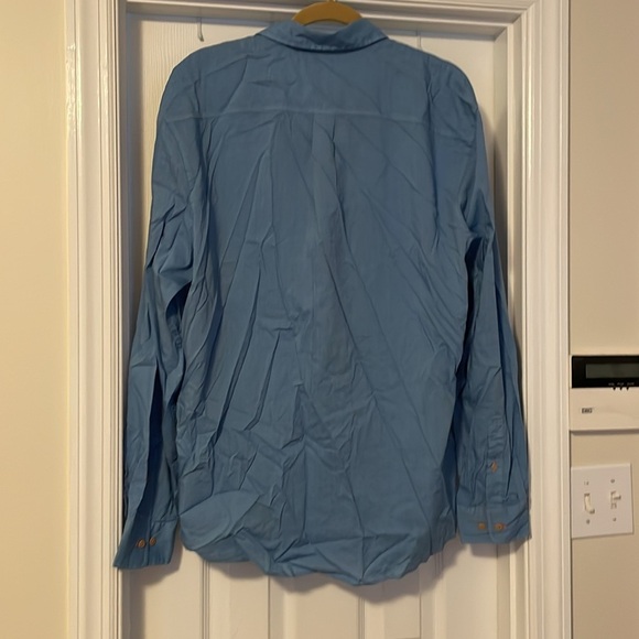 johnnie-O Light Blue Casual Button Down Shirt - Picture 4 of 4